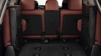 2016 Lexus LX third row seats folded press image