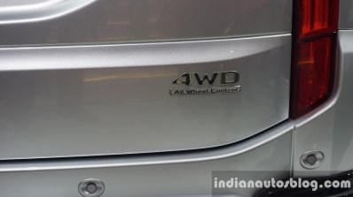 2016 Mitsubishi Pajero Sport 4WD badge at the BIG Motor Sale Thailand