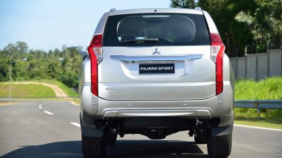 2016 Mitsubishi Pajero Sport rear unveiled