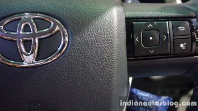 2016 Toyota Fortuner 2.8 AT steering mounted audio controls right at Thailand Big Motor Sale