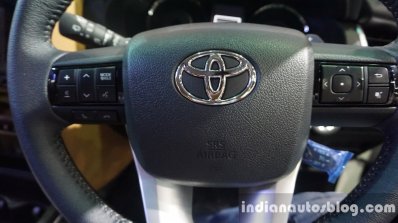 2016 Toyota Fortuner 2.8 AT steering wheel at Thailand Big Motor Sale