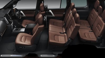 2016 Toyota Land Cruiser (facelift) cabin launched press image