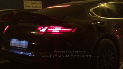 2017 Porsche Panamera Turbo rear end snapped in the Middle East