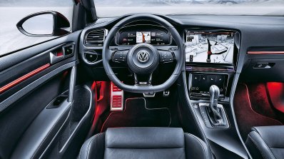 2019 VW Golf R Touch interior press image