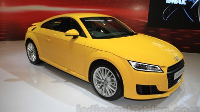 Audi TT Coupe front three quarter at the Gaikindo Indonesia International Auto Show 2015