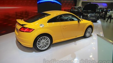 Audi TT Coupe rear three quarter at the Gaikindo Indonesia International Auto Show 2015