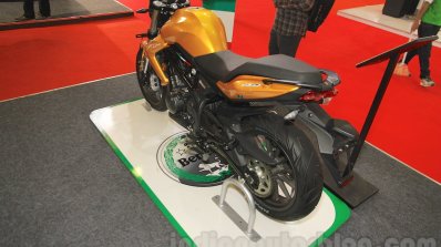 Benelli TNT 25 rear three quarter left at the Indonesia International Motor Show 2015 (IIMS 2015)
