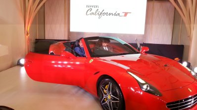 Ferrari California T front quarter launched in Mumbai