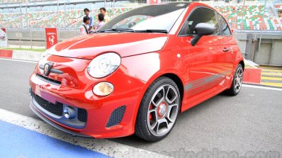 Fiat Abarth 595 Competizione front three quarter right for India