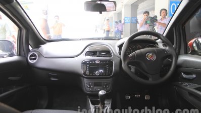 Fiat Punto Abarth grey dashboard for India