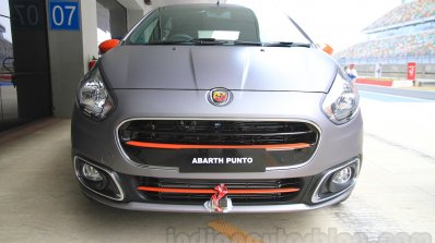 Fiat Punto Abarth grey front for India