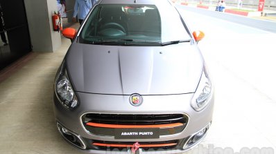 Fiat Punto Abarth grey front view for India