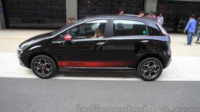 Fiat Punto Abarth side view for India