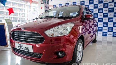 Ford Figo Aspire front quarter bookings open in Nepa