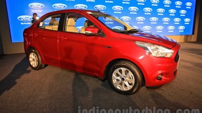 Ford Figo Aspire front three quarter launched at INR 4.89 Lakhs
