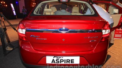 Ford Figo Aspire rear launched at INR 4.89 Lakhs