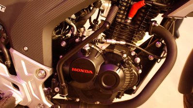 Honda CB Hornet 160R engine from the showcase in India