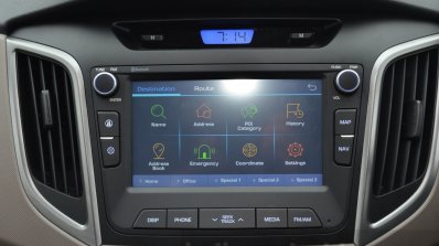 Hyundai Creta Diesel AT AVN system Review