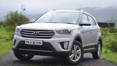 Hyundai Creta Diesel AT front three quarter Review