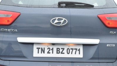 Hyundai Creta Diesel number plate Review