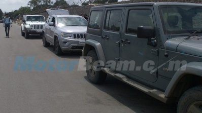 Jeep India line up spied