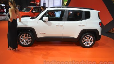 Jeep Renegade side at the Indonesia International Motor Show 2015