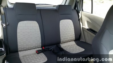 Maruti Celerio ZDI (O) DDiS 125 rear seats review