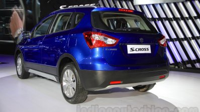Maruti S-Cross rear three quarter launched in Delhi