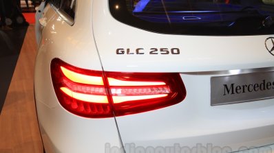 Mercedes GLC badge at the Indonesia International Motor Show 2015