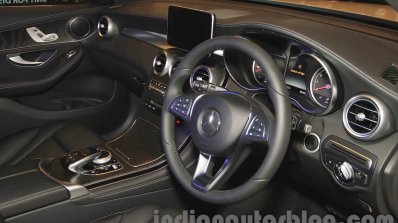 Mercedes GLC dashboard and cockpit at the Indonesia International Motor Show 2015