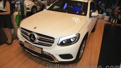 Mercedes GLC front three quarter left at the Indonesia International Motor Show 2015
