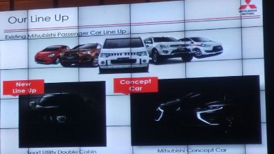 Mitsubishi at GIAAS 2015 concept car Triton double cab