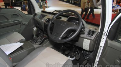 Tata Super Ace Del-V (closed cabin) interior at the 2015 Gaikindo Indonesia International Auto Show (2015 GIIAS)