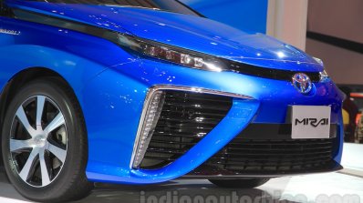 Toyota Mirai bumper at the Gaikindo Indonesia International Auto Show 2015