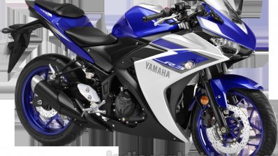 Yamaha YZF R3 Racing Blue 3QTR