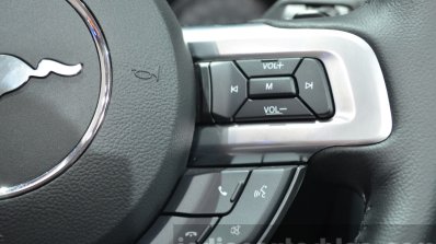 2015 Ford Mustang multifunction steering wheel at IAA 2015
