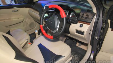 2015 Maruti Dzire interior at the 2015 Nepal Auto Show