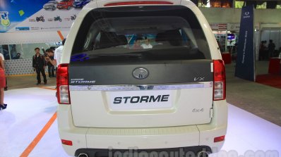 2015 Tata Safari Storme facelift rear at the 2015 Nepal Auto Show