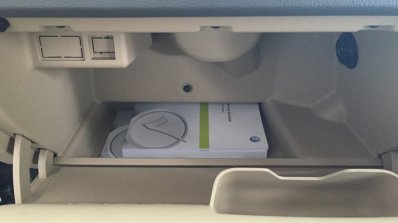 2015 VW Polo glovebox chilled for India