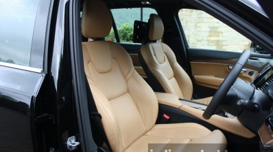 2015 Volvo XC90 D5 Inscription front seats full review