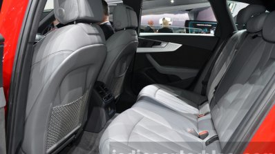 2016 Audi A4 Avant S-line rear cabin at the IAA 2015