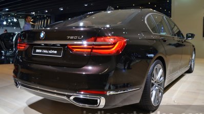 2016 BMW 7 Series Individual exhaust tips at the IAA 2015