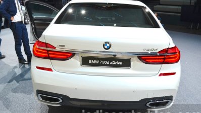 2016 BMW 7 Series M-Sport rear at the IAA 2015