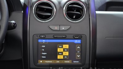 2016 Dacia Duster Media NAV system at IAA 2015