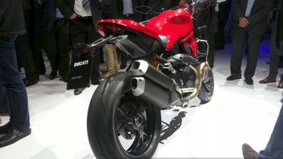 2016 Ducati Monster 1200R rear three quarter right at the VW Group Night