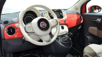 2016 Fiat 500 steering wheel at IAA 2015