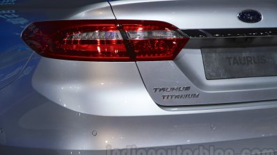2016 Ford Taurus taillights at the 2015 Chengdu Motor Show