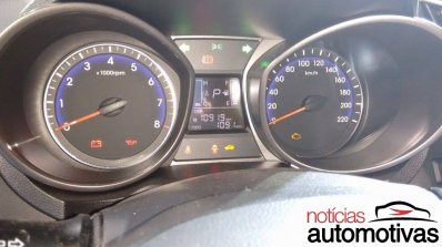 2016 Hyundai HB20 instrument cluster unveiled in Brazil