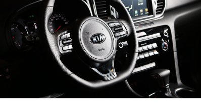 2016 Kia Sportage (Korea spec) steering wheel from the launch