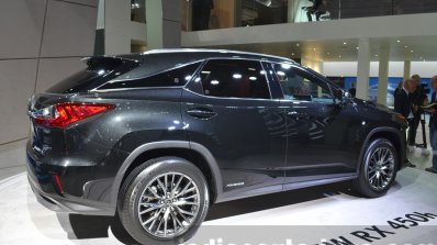2016 Lexus RX450h rear three quarters at IAA 2015